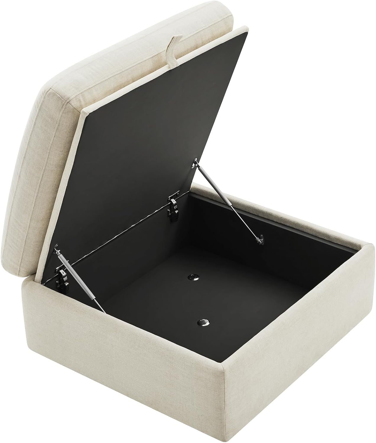 CHITA Modular Sectional Sofa, FSC Certified L Shaped Couch with Reversible Chaise, Modular Sectional Couch for Small Space, 78 Inch Width, 3 Seat Modular Sofa with Storage Ottoman, Linen