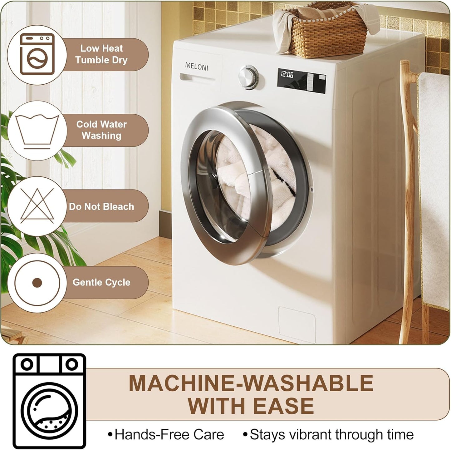 OTOB Couch Covers for 3 Cushion Sofa Pet Friendly, All Seasons Non Slip Plush Fuzzy Sofa Covers Washable, Soft Cozy Dog Bed Mat Sofa Slipcovers Furniture Protector (Cream, 27.6" x 82.7")