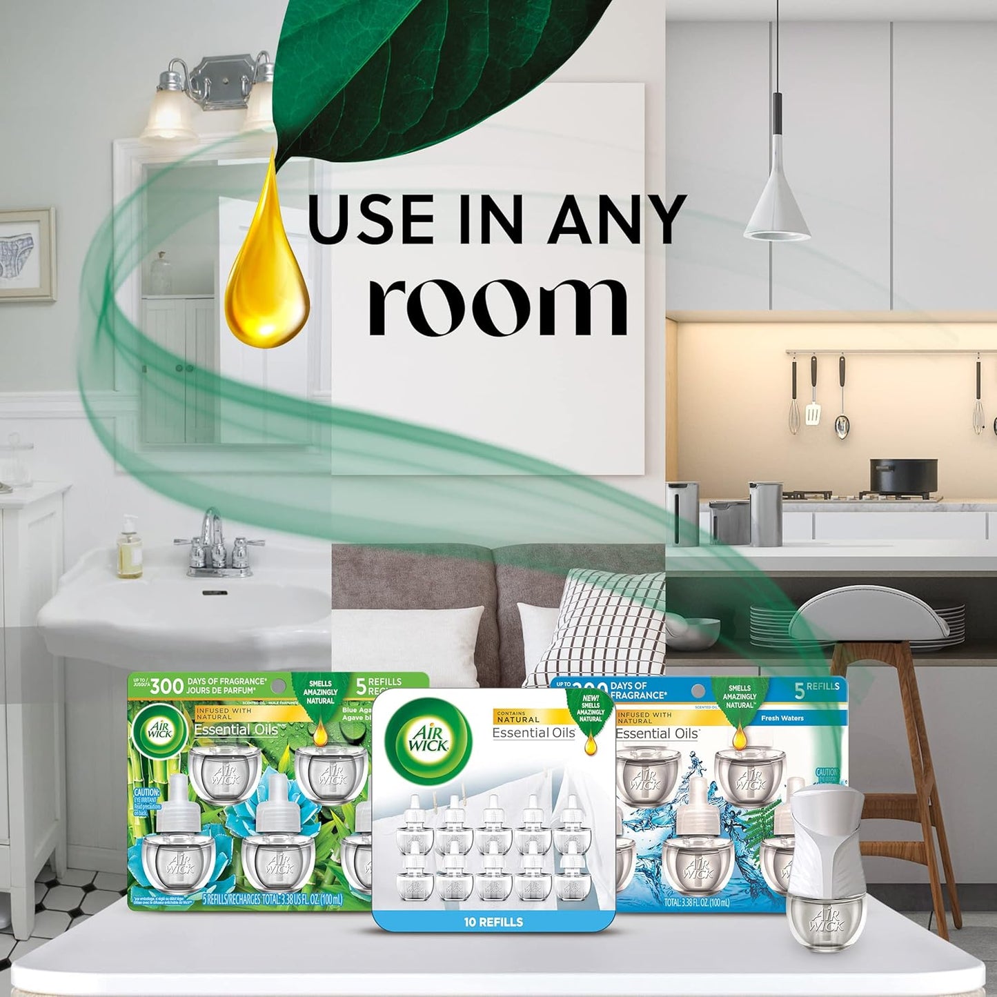 Air Wick Scented Oils 2+6 Fresh Linen