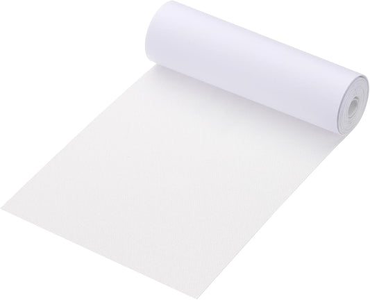 PATIKIL 70x6.2 Inch Linen Repair Tape, Repair Fabric Patch Self Adhesive Couch Patch Line Repair Patch for Furniture Sofa Car Seats Office Chairs, White