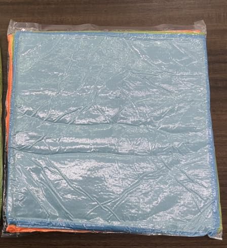 Tricol Clean 12 Pack Microfiber Cleaning Cloth 11.8x11.8inch - Streak-Free, Reusable Wipes for Glass, Kitchen, Car, Dusting - Absorbent & Lint-Free (Mixed 4 Colors, 12 x 12 in)