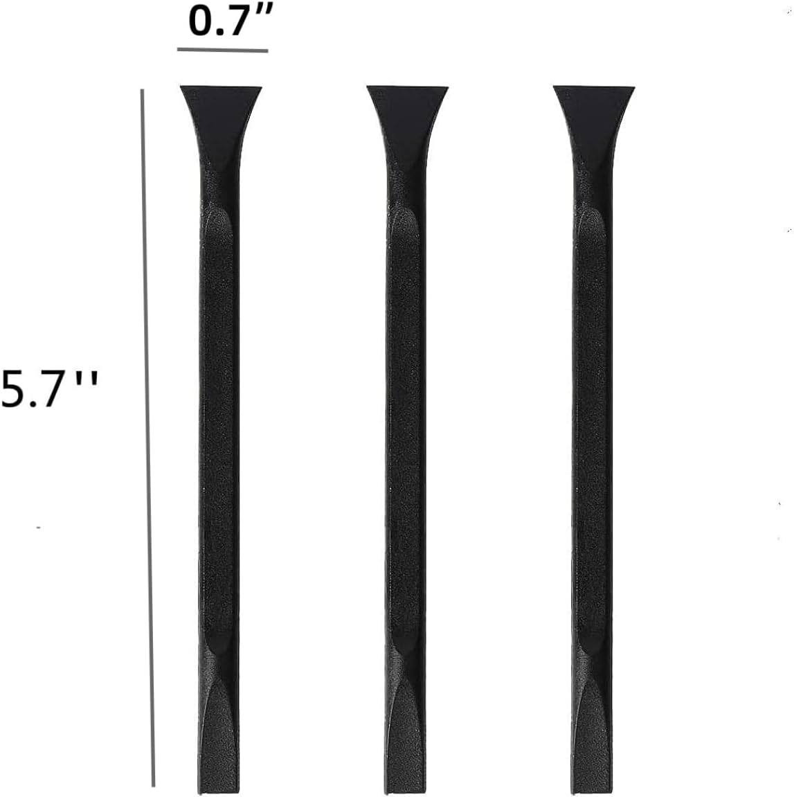 Tpyx Scraper Small Plastic Scraper Tool, Multi-Purpose Scraper Non-Scratch Cleaning Tool, Used in Narrow Spaces and Gaps, Perfect for Removing Oil stains, Labels, Food, Dirt, Paint, Etc. (3)