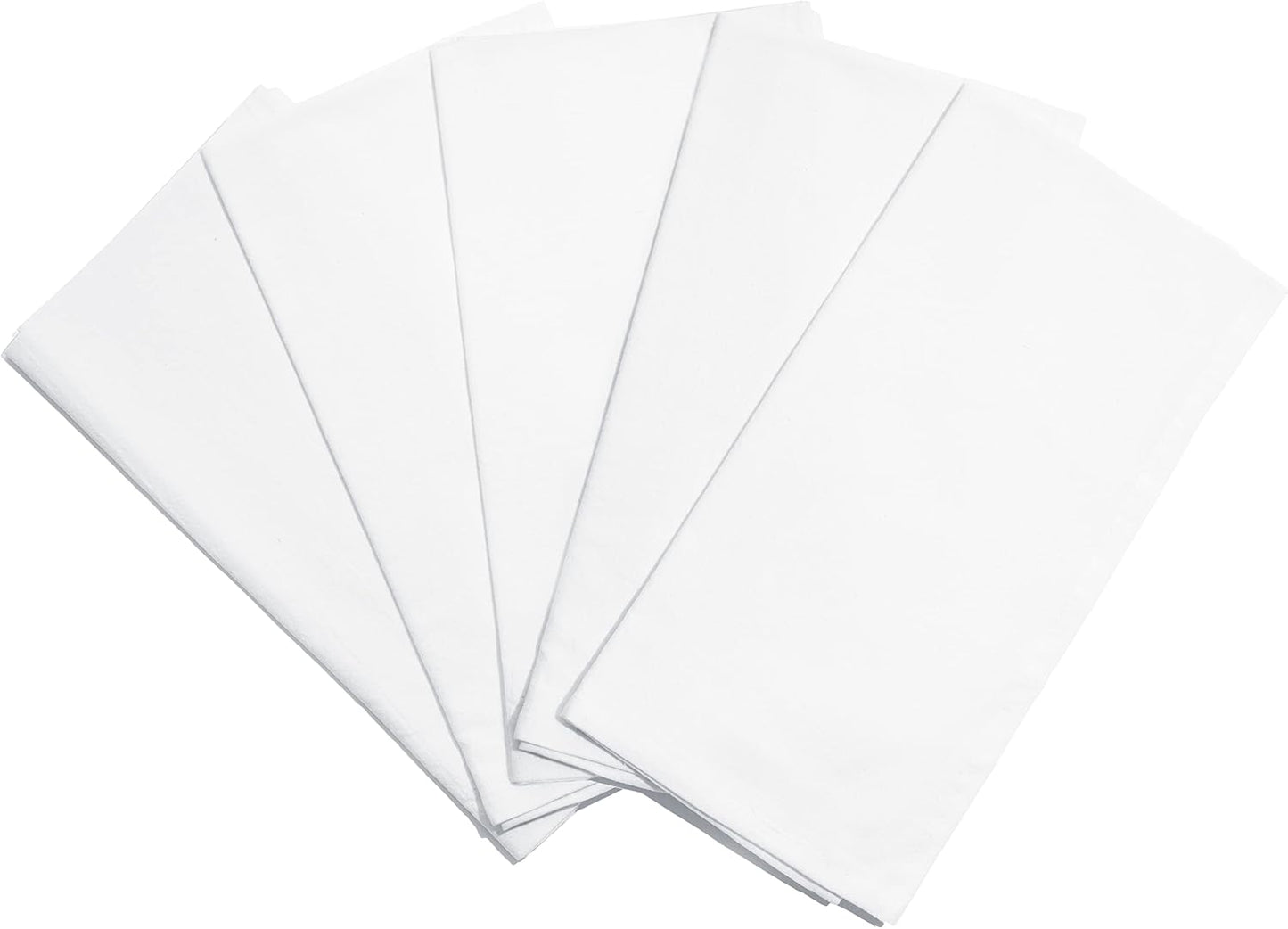 Organic Cotton Tea Towels for Embroidery - Blank Flour Sack Dish Towels for Embroidery - Perfect White Kitchen Towels for Embroidery and Crafts to Customize and Personalize - 27"x27" (White - 5 Pack)