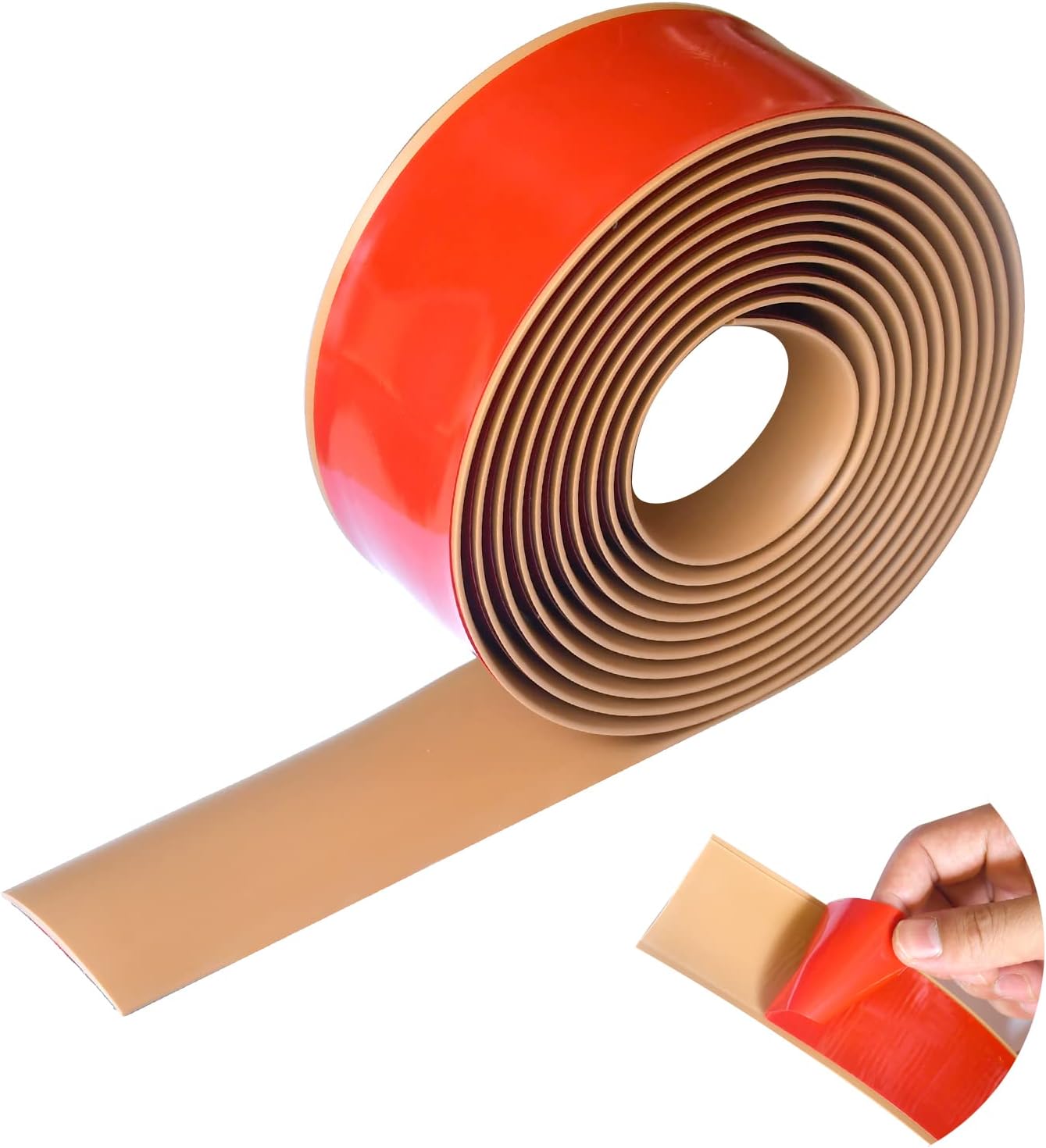 Floor/Door Flat Transition Strip & Self Adhesive Floor Vinyl Floor Edge Trim Laminate Floor Gap Covering Joining Strip