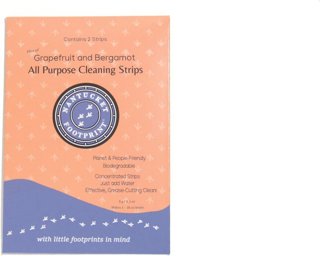 All Purpose Cleaning Spray - 16 oz - Just-Add-Water - 2 Concentrated Cleaning Strips + 16 oz Reusable Glass Spray Bottle