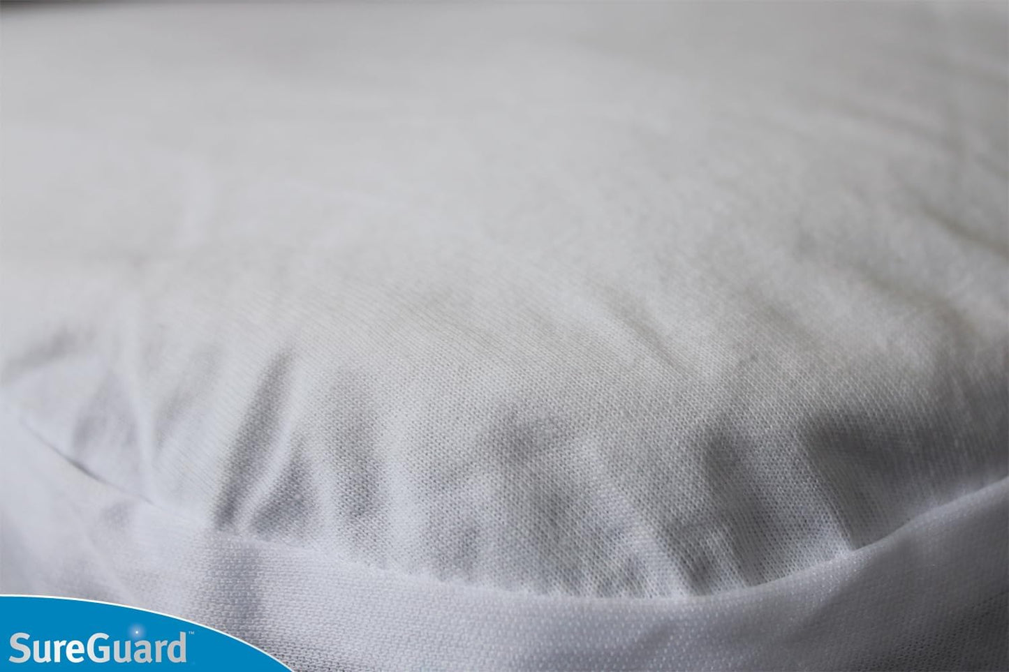 SureGuard Full Size Mattress Protector - 100% Waterproof, Hypoallergenic - Premium Fitted Cotton Cover - Smooth