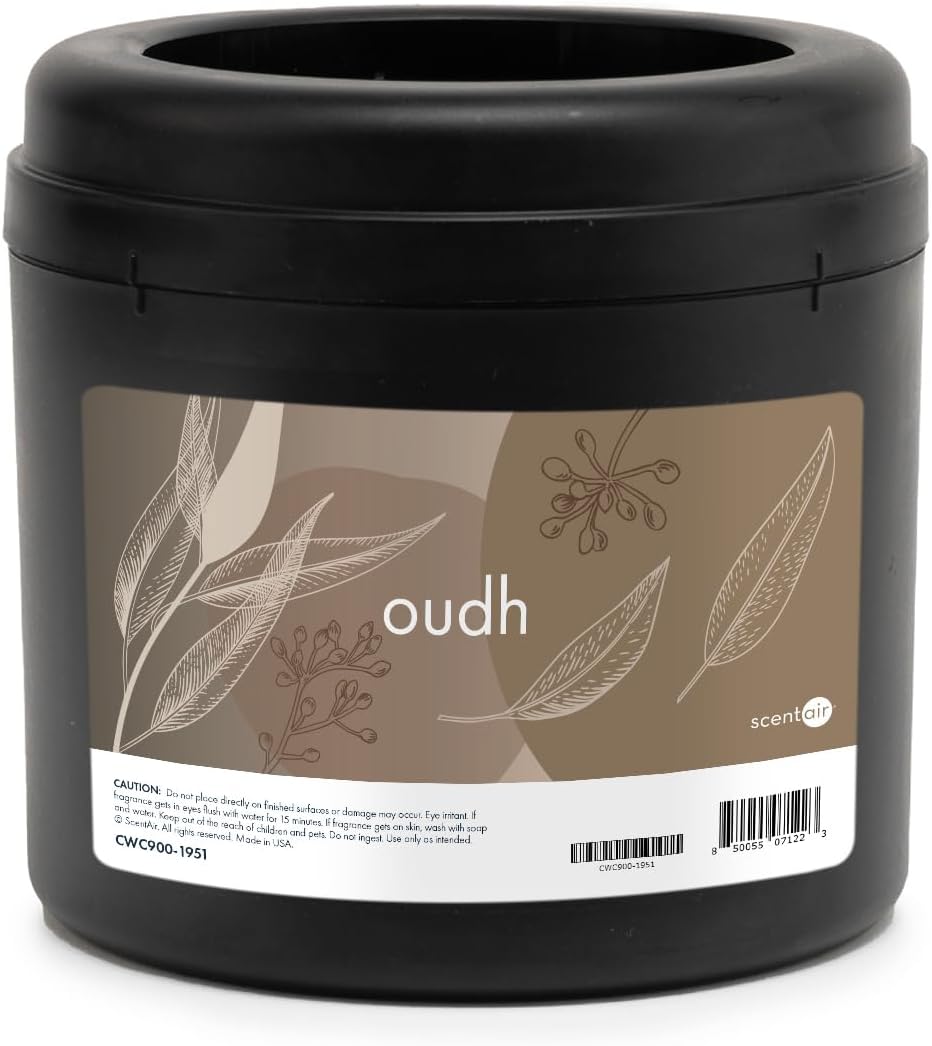 ScentAir Whisper Home Monthly Plug-in Refill, Fragrance Cartridge for Home and Office, Oudh