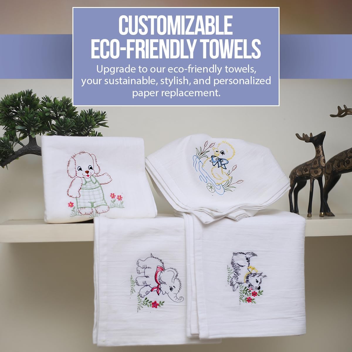 Flour Sack Towels| Tea Towel for Crafts| Kitchen Dish Cotton Blank Towel for Embroidery|Baking Bread Proofing Linen Cover| Thick Absorbent Quick Dry| 2 Pack 33"X38" White