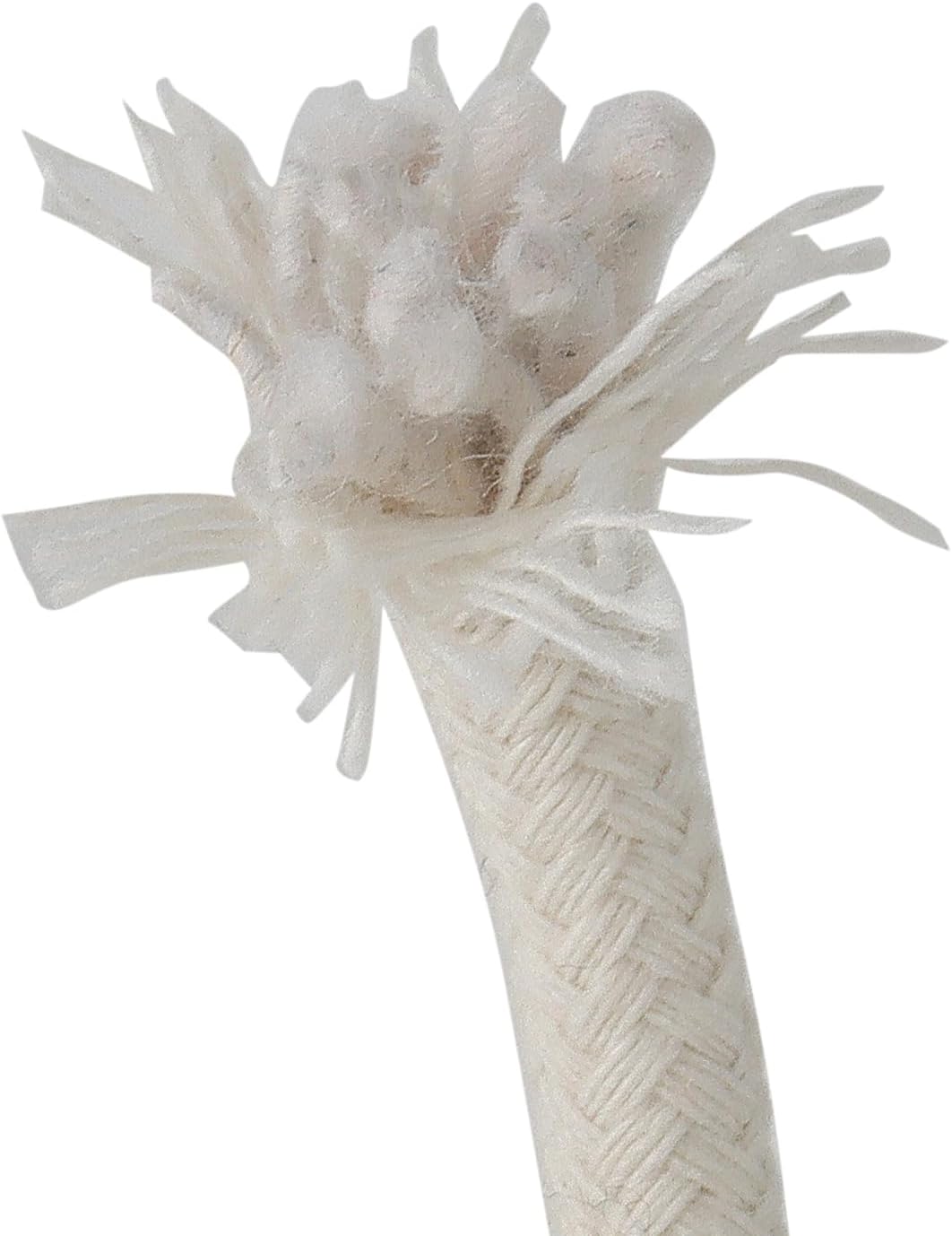 SOUJAP 328 Feet Cotton Clothesline Rope, 1/4 Inch White Cotton Clothesline Rope for DIY Decoration, Tie Down