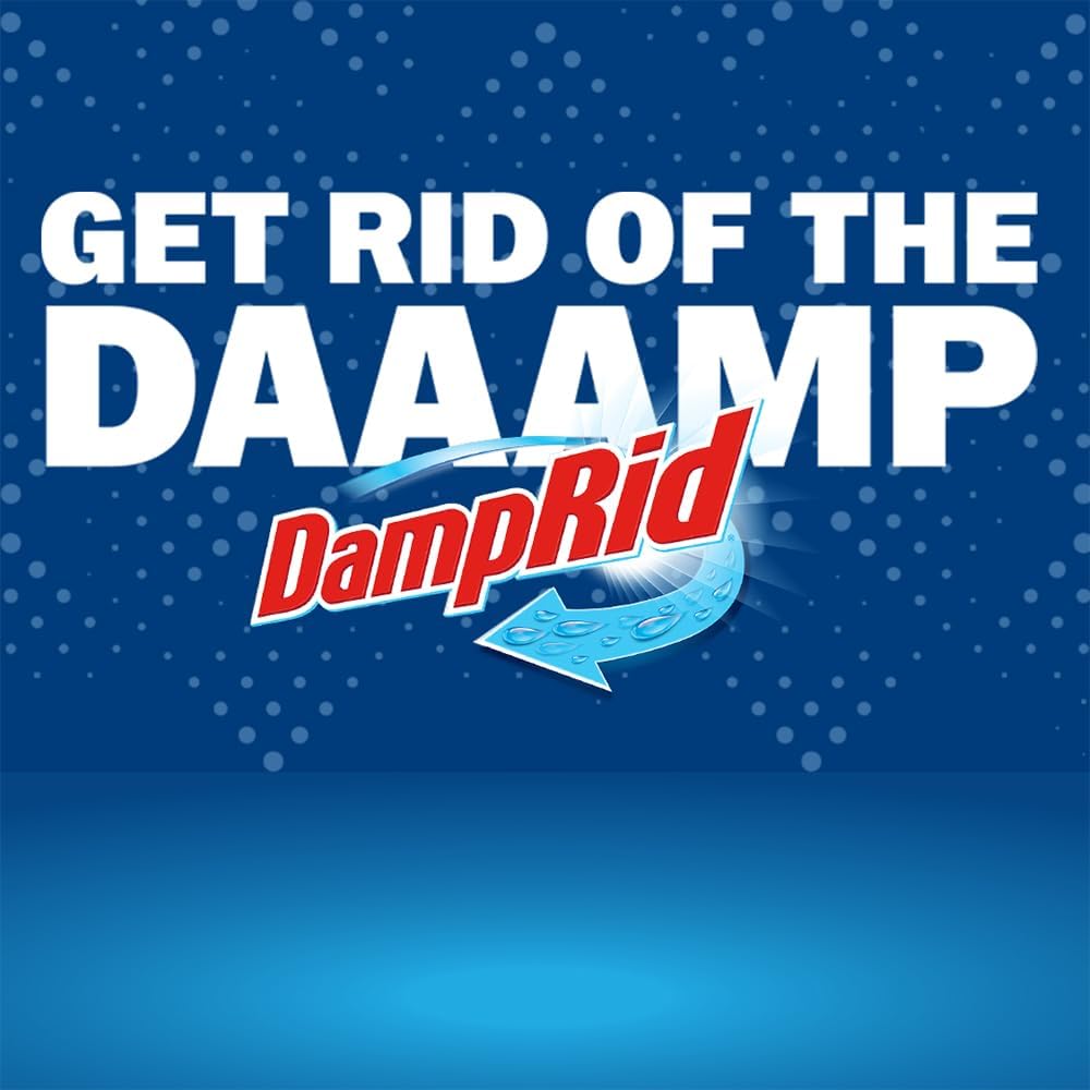 DampRid Fresh Scent Single-Use Pouch Moisture Absorber, 6-Pack