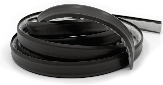 InstaTrim The Original Flexible Trim -10ft Black 3/4" Wide Caulk Tape - Adhesive Trim with Many Uses Including Caulking for Bathtubs, Sinks, Counters, Tile, Floors - Made in USA