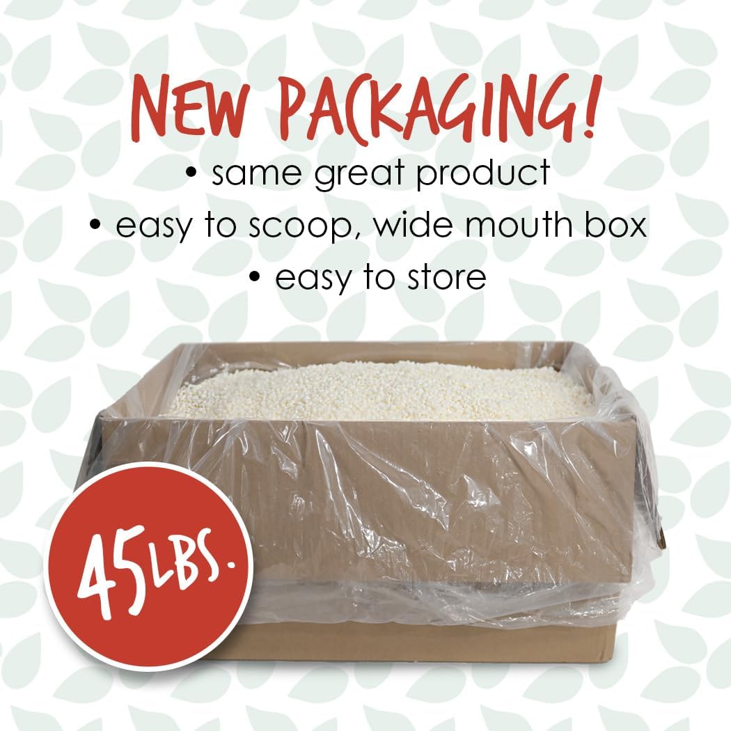 American Soy Organics Freedom Coconut Soy Wax Beads for Candle Making - Natural Candle Making Supplies - Paraffin-Free,Beeswax-Free Coconut Candle Wax for Container Candles,Tealights, Wax Melts 45 lbs