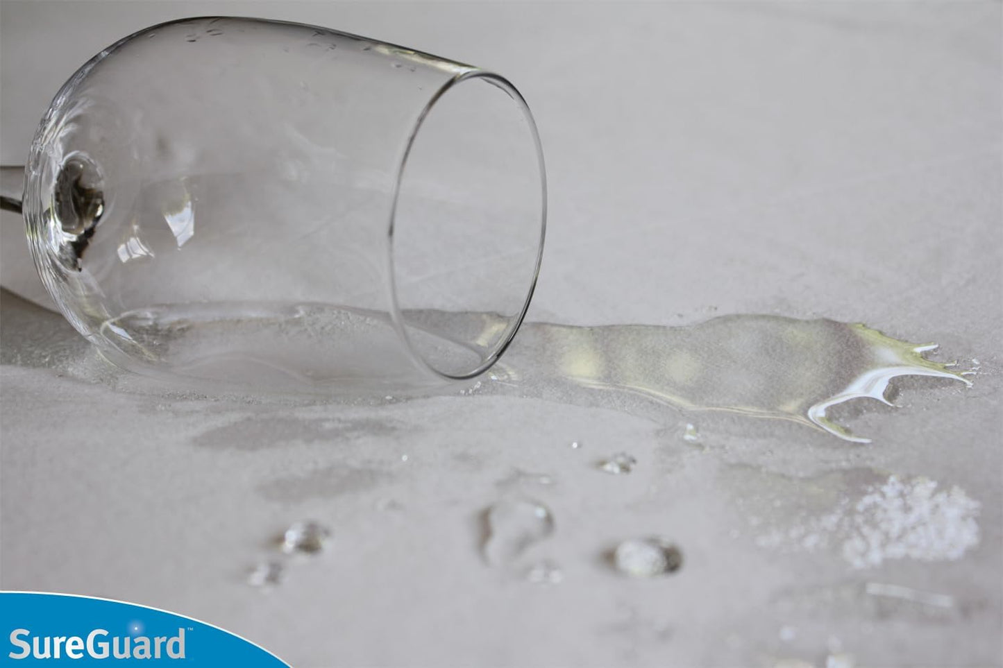 SureGuard Queen Size Mattress Protector - 100% Waterproof, Hypoallergenic - Premium Fitted Cotton Cover - Smooth