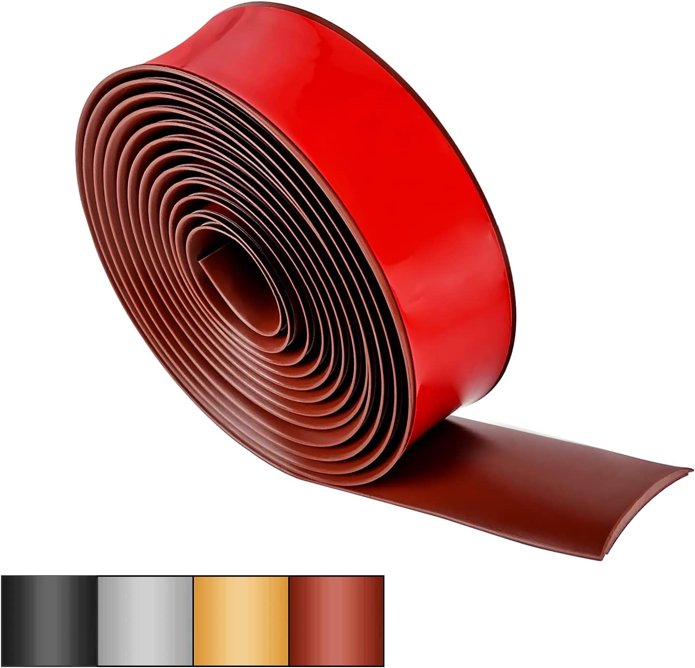 Floor/Door Flat Transition Strip & Self Adhesive Floor Vinyl Floor Edge Trim Laminate Floor Gap Covering Joining Strip