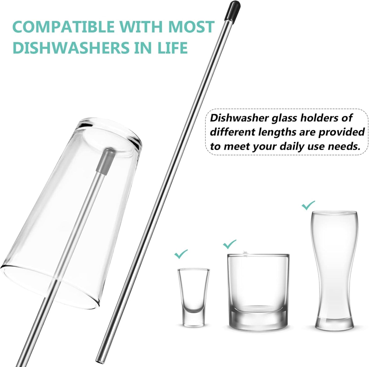 Bottles Bottles Bottles Bottle Holders Dishwasher 8pcs Dish Drying Rack Stainless Steel Insert Sticks Compatible for Soda Bottles Utensil Holder Utensil Holder Utensil Holder