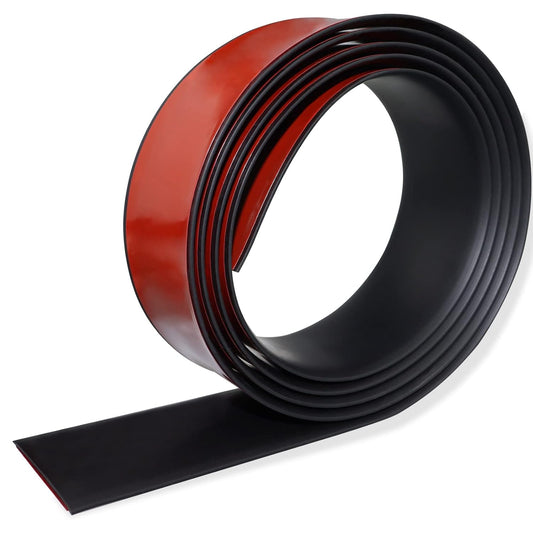 Floor Transition Strip Self Adhesive Floor Cover Strips Laminate 3" Wide Vinyl Flat Divider Transitions (7.5cm, 10Ft, Black)