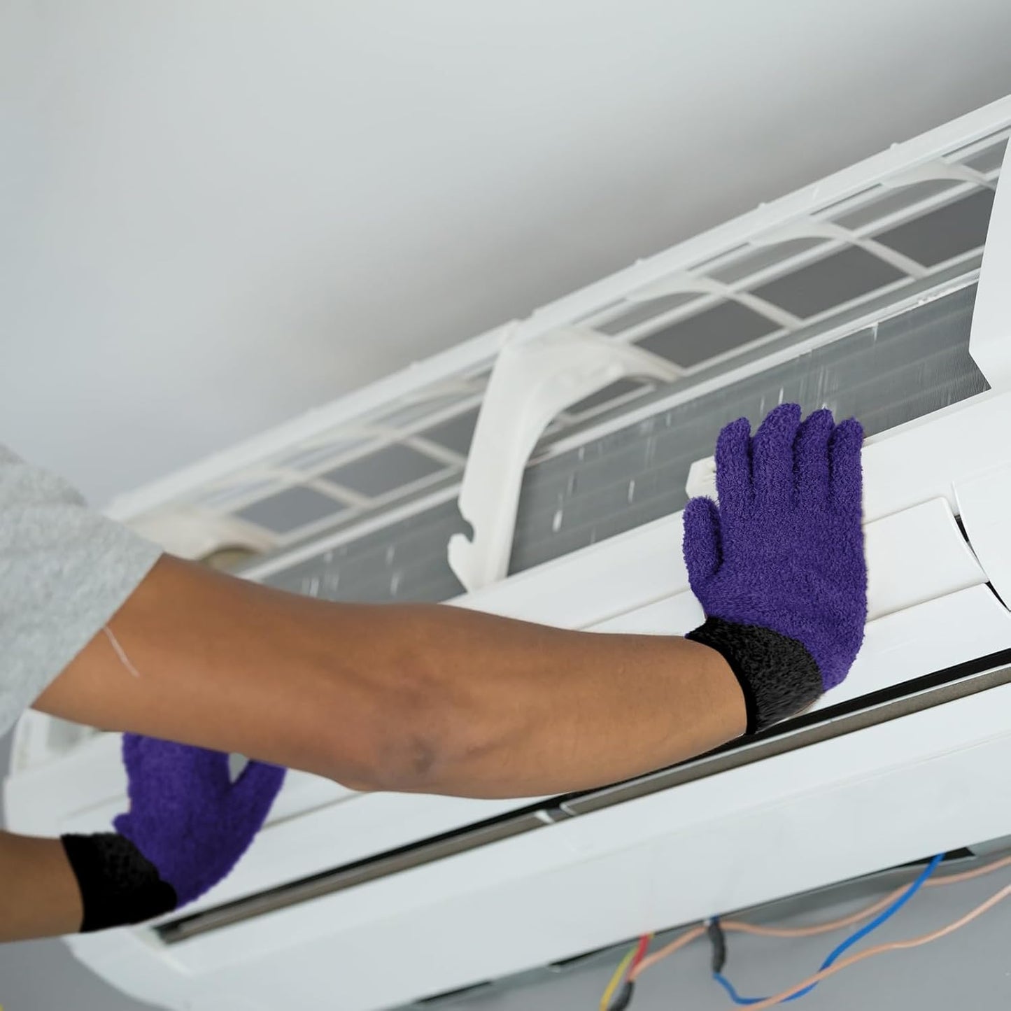 Bencailor 3 Pairs Microfiber Plant Dusting Gloves Leaf Cleaning Gloves for Indoor Plants, Blinds, Furniture, House