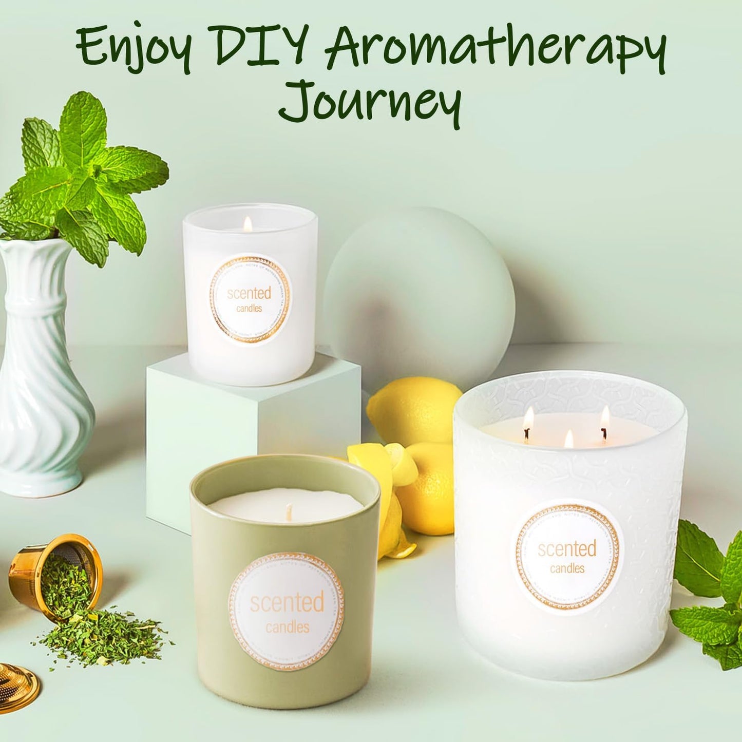 UNOTENA Soy Wax Flakes for Candle Making, Natural Candle Wax, Farm-Sourced, No Additives, Safe and Pure, 5LB