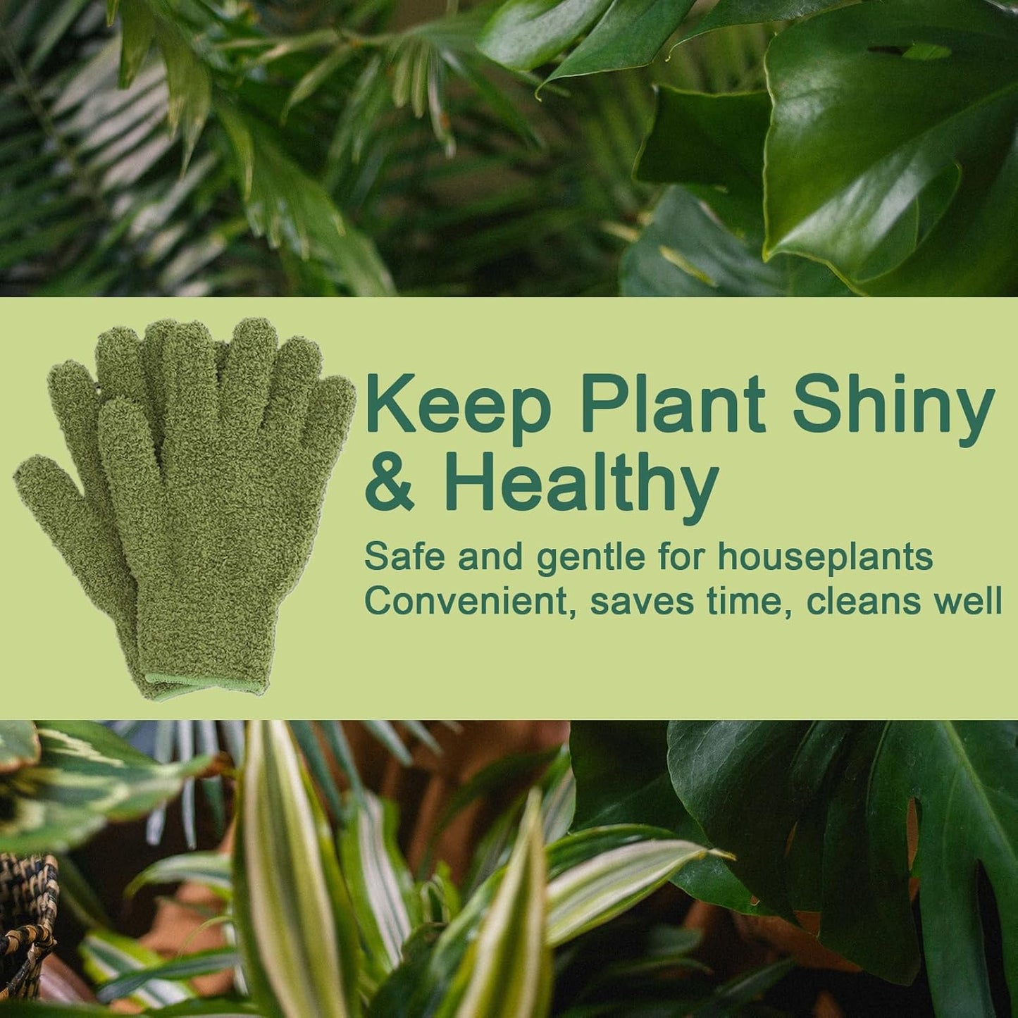 Microfiber Gloves For Plant Dusting