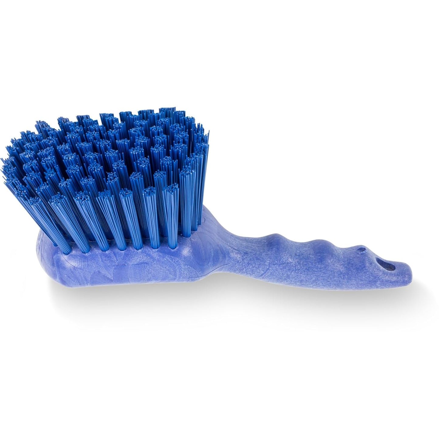 SPARTA 40541EC14 Plastic Scrub Brush, Utility Brush, Kitchen Brush With Hanging Hole For Cleaning, 8 Inches, Blue