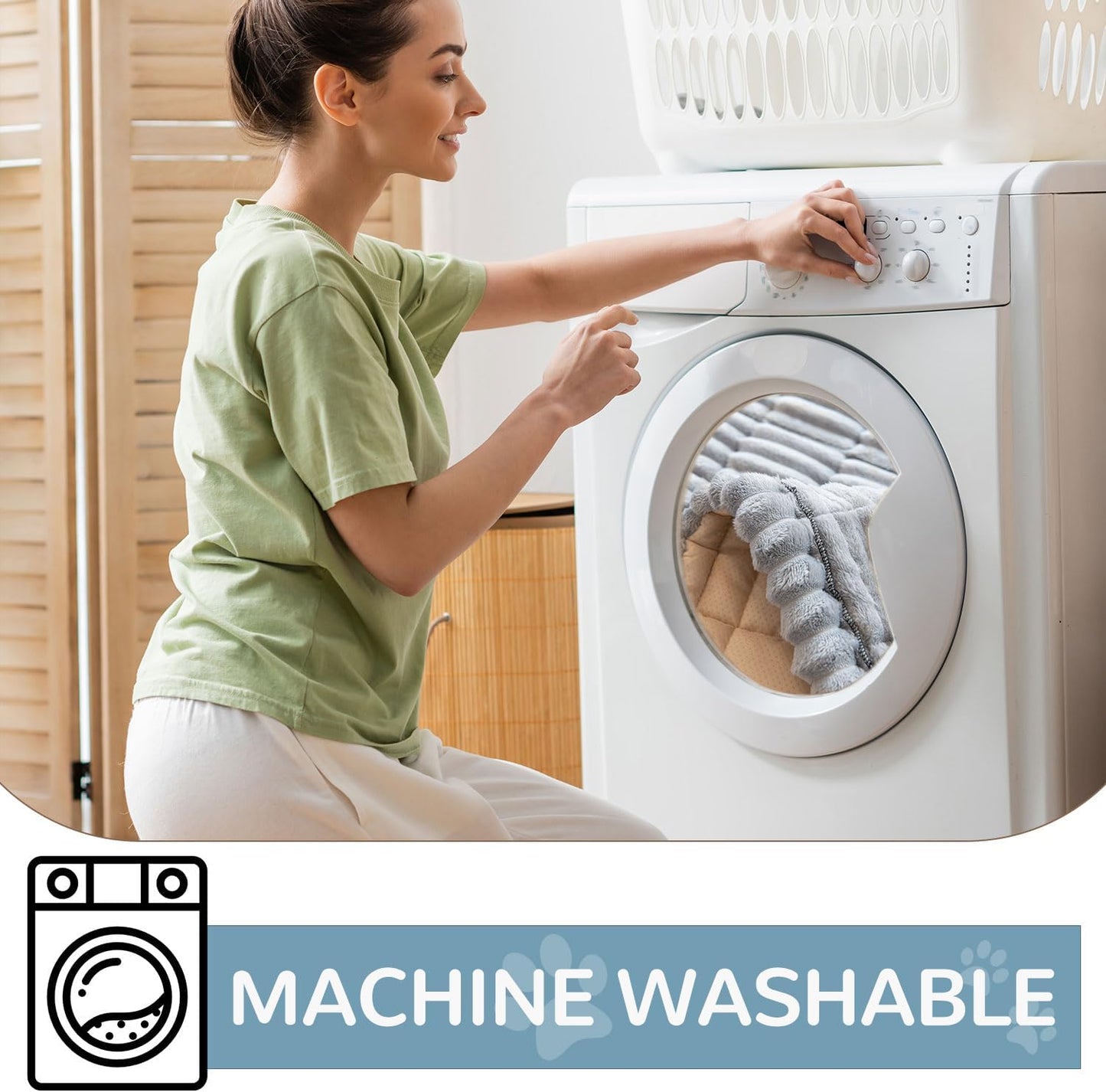 OTOB Couch Covers for 3 Cushion Sofa Pet Friendly, Plush Fuzzy Non Slip Sofa Covers Washable, Soft All Seasons Sofa Slipcovers Furniture Protector Dog Bed Mat (Gray, 27.6" x 82.7")