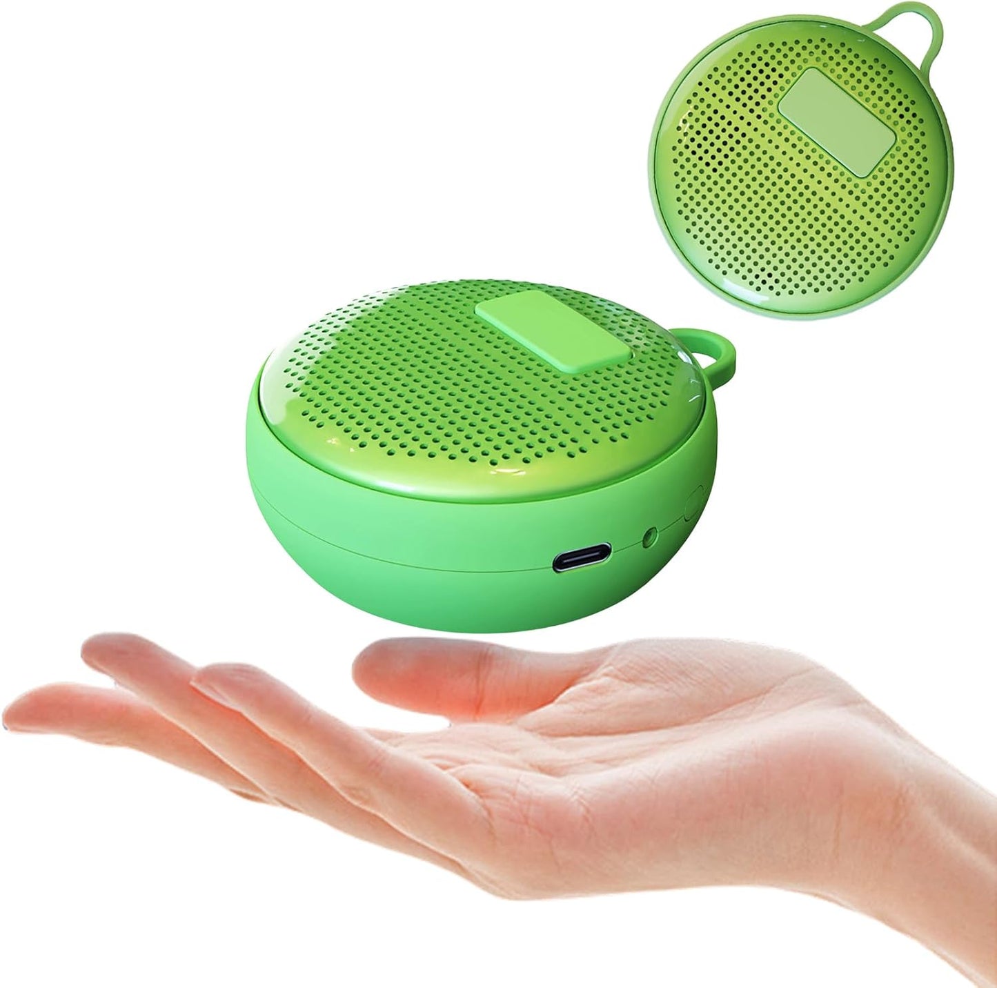 Refrigerator Deodorizer, Fridge Odor Absorber, Mini USB Rechargeable Ozone Odor Eliminator, Reusable for Fridge, Car, Closet, Wardrobe (Green)