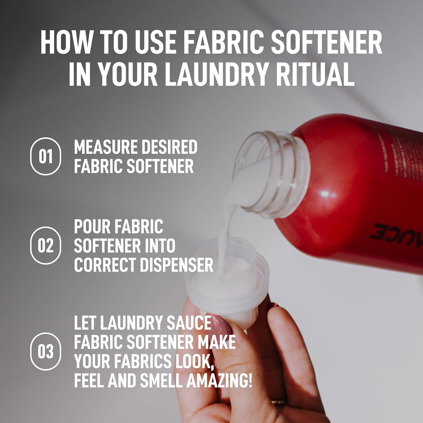 Laundry Sauce - Laundry Fabric Softener (French Saffron) Luxury Fragrance, Softens & Preserves Fabric, Reduces Wrinkles, 19 Fl Oz