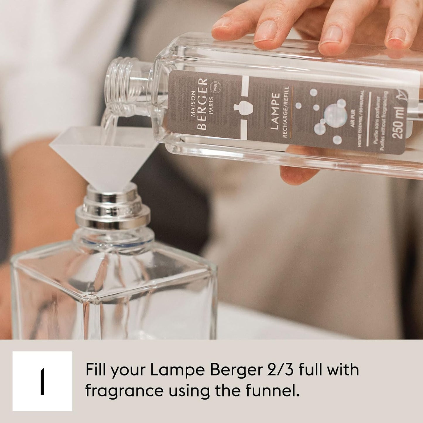 Paris Chic - Lampe Berger Fragrance Refill for Home Fragrance Oil Diffuser - 33.8 Fluid Ounces - 1 Liter