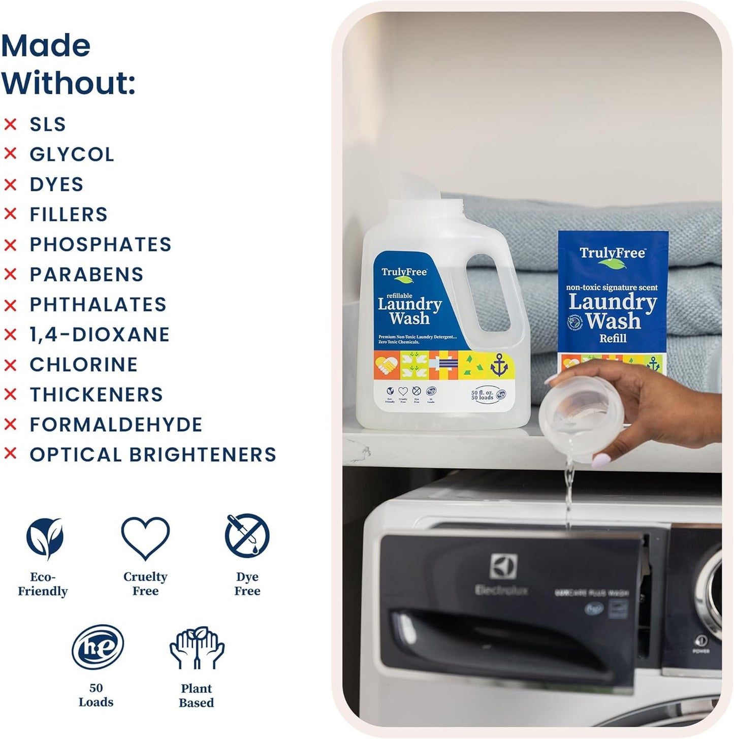 TRULY FREE - Laundry Detergent + Fabric Softener