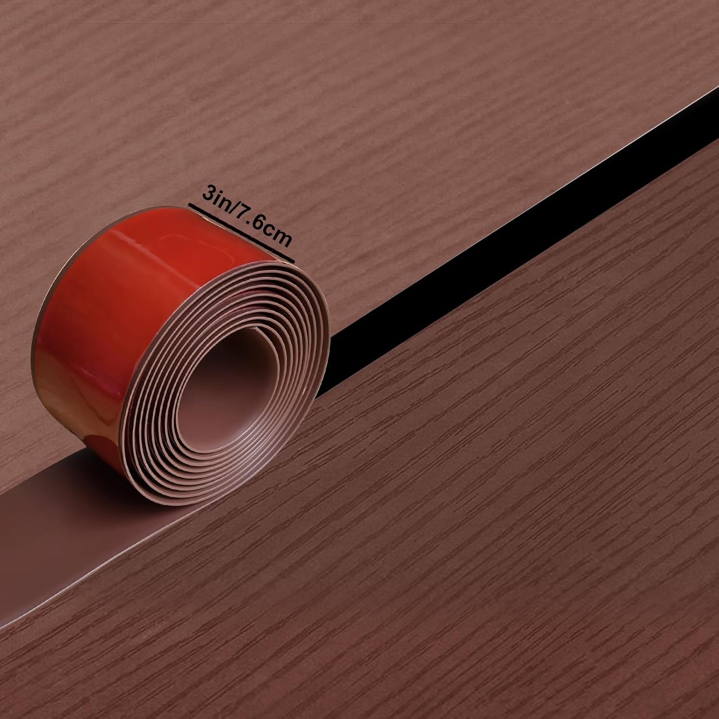 Floor Transition Strip & Self Adhesive Floor Vinyl Floor Edge Trim Laminate Floor Gap Covering Joining Strip