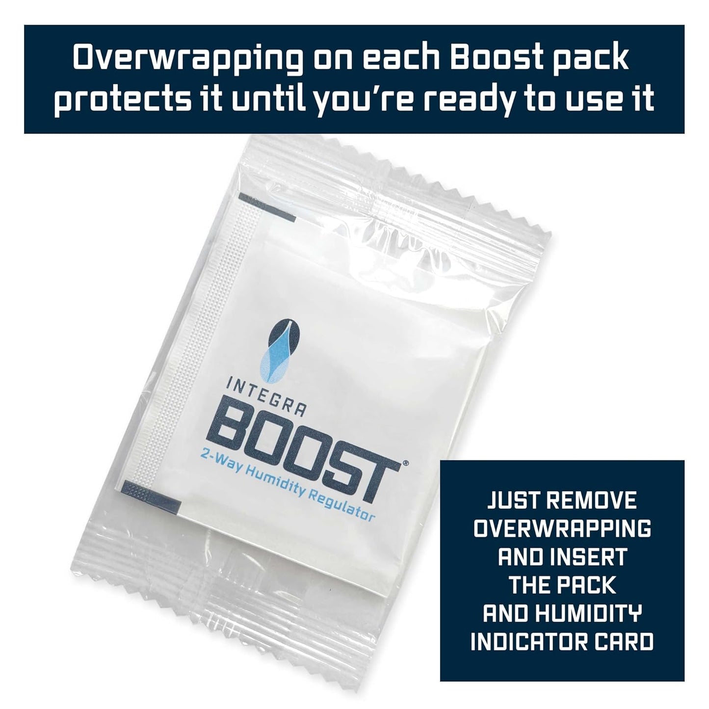 Integra Boost - 72% RH Level - 67 Gram Size - Two-Way Humidity Control Pack - Incl. Replacement Indicator Cards - Food Storage & Herbs Moisture Balancer For Up to 1 LB (Pack of 12)