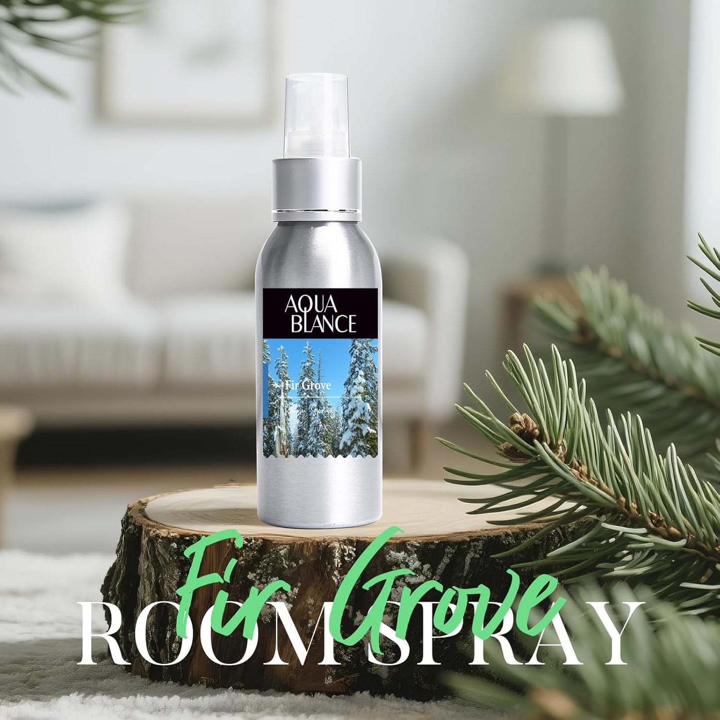 Fragrant Room Spray, Fir Grove, Eucalyptus Leaves, Gardenia Bloom, 3 x 3.4 fl oz, Air Fresheners Odor Eliminator for Home, Bathroom, Concentrated Room Spray
