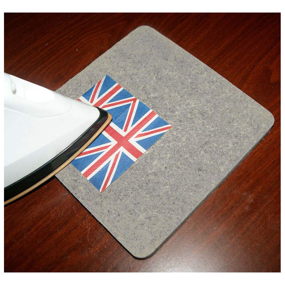 Wool Pressing Mat for Quilting - 8”x10”x0.6” 100% Wool Quilter’s Pressing Ironing Pad