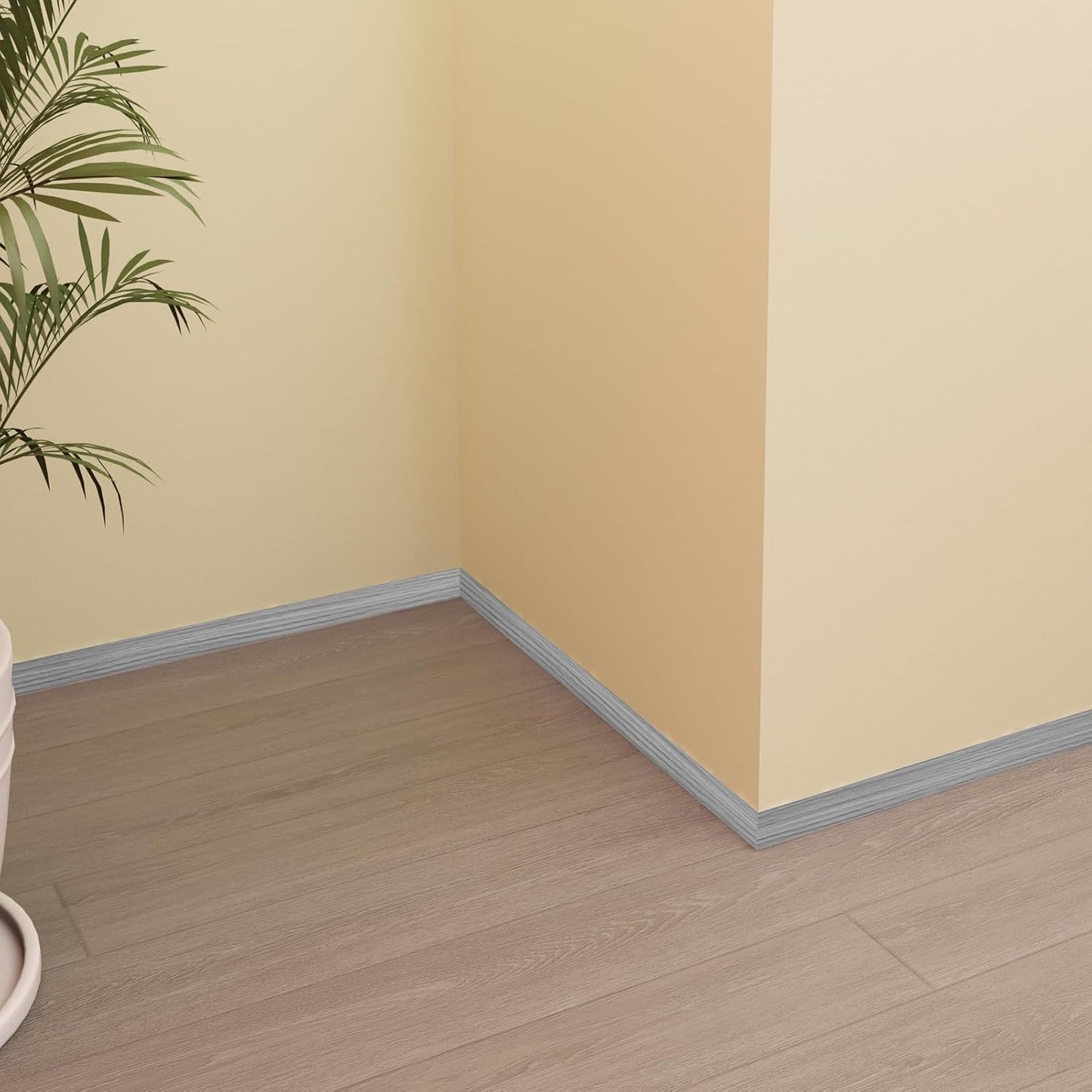 Floor/Door Flat Transition Strip & Self-Adhesive Vinyl Edge Trim - Laminate Gap Covering Joining Strip