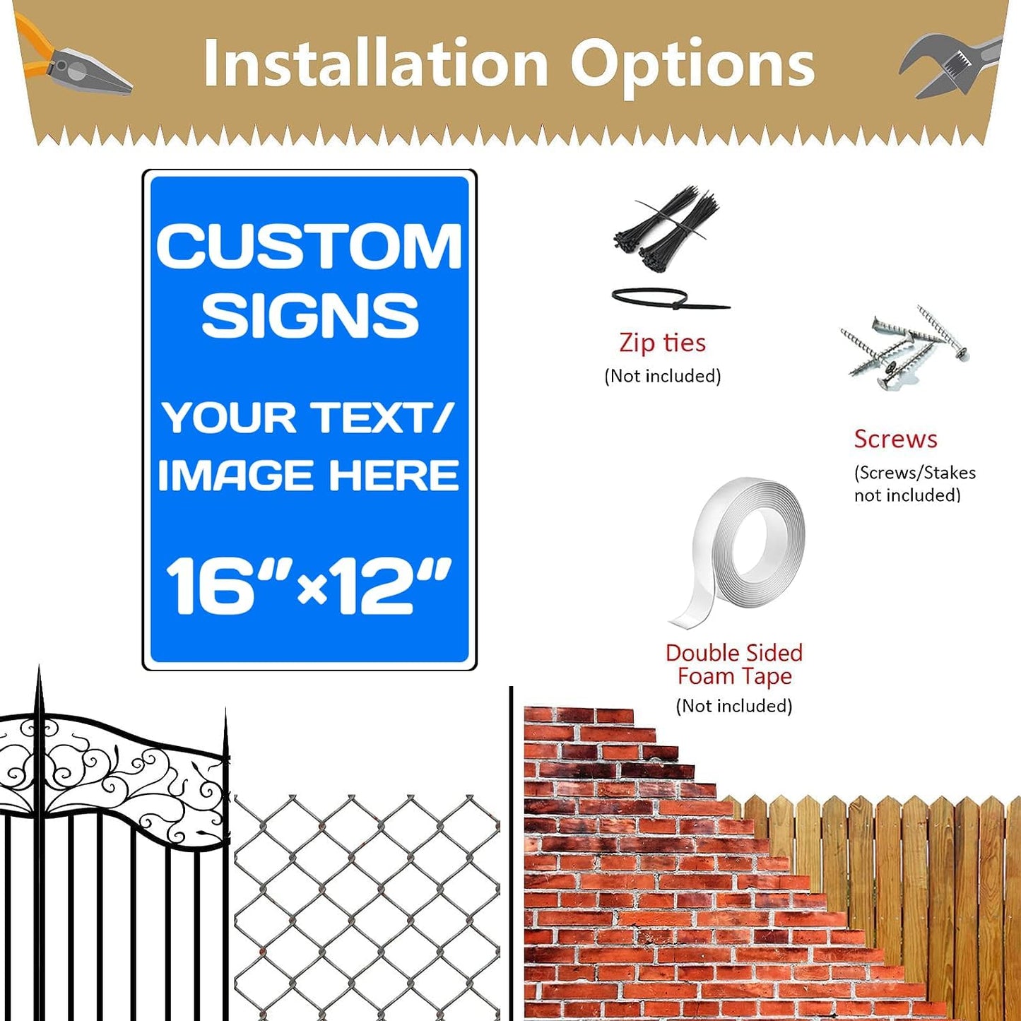 custom parking sign,Aluminum Weatherproof Metal Sign Multiple Sizes Custom Personalized Text And picture Here,hazard sign,garden sign,custom door sign,Customised business signs