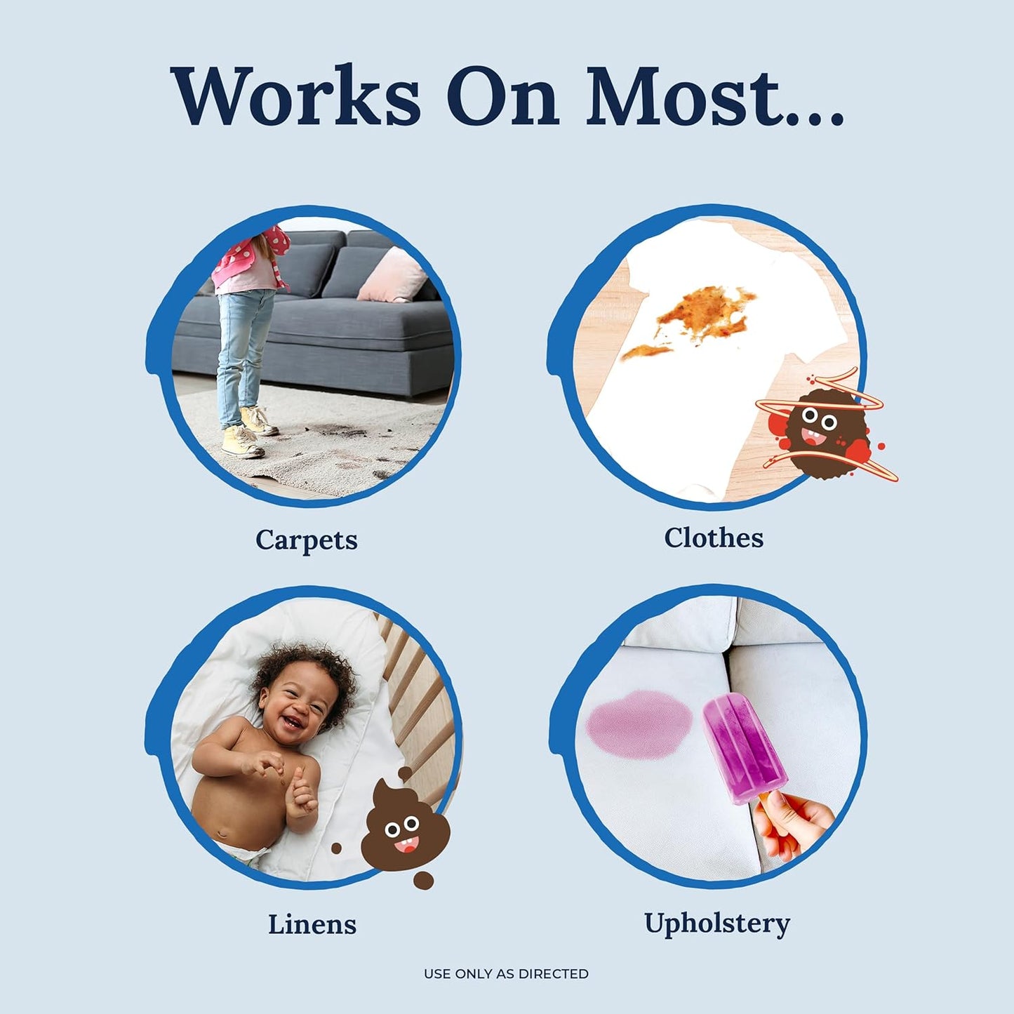 Miss Mouth's Messy Eater Stain Treater Wipes - 25 Pack Stain Remover - Newborn & Baby Essentials - No Dry Cleaning Food, Grease, Coffee Off Laundry, Underwear, Fabric