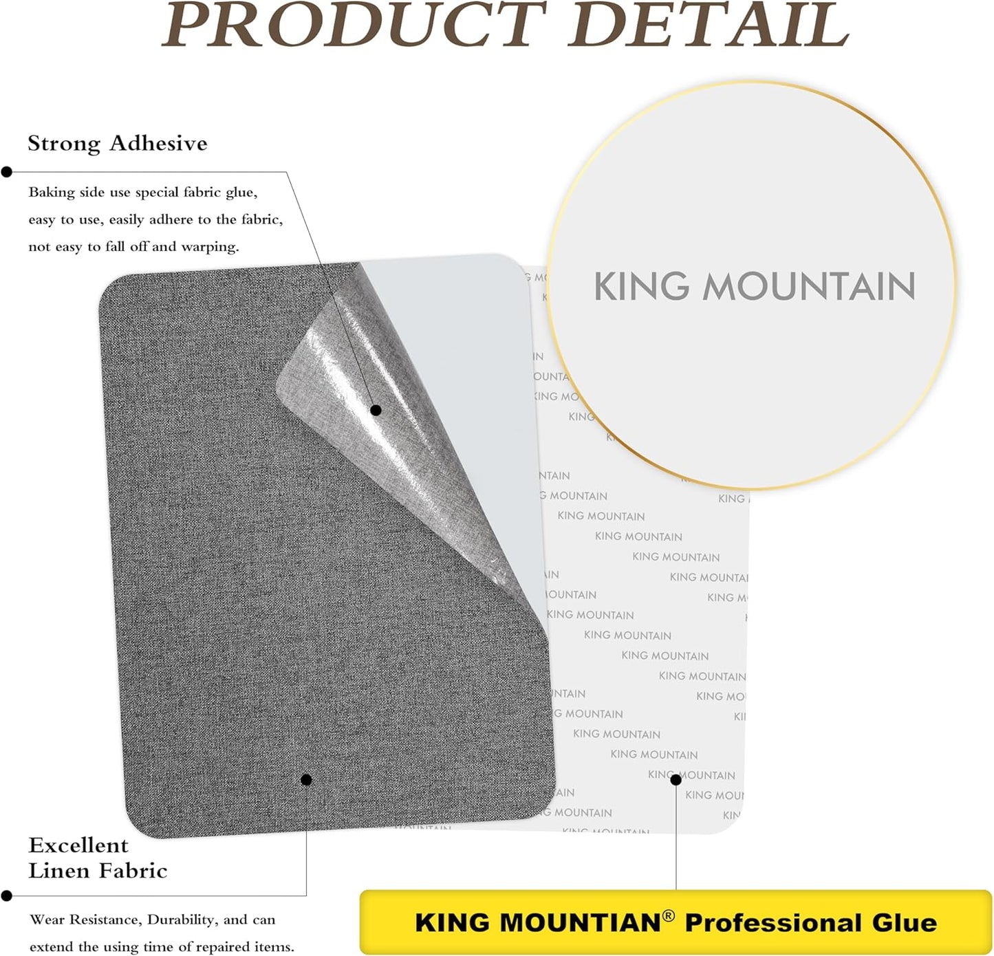 Fine Linen Repair Patches, Self-Adhesive Linen Fabric Patches, 8X11 inch 2 PCS, Multi Color, Can be Used for Linen Sofa Repair and Linen Clothes Repair(Gray Green,8" x 11"-2PCS)