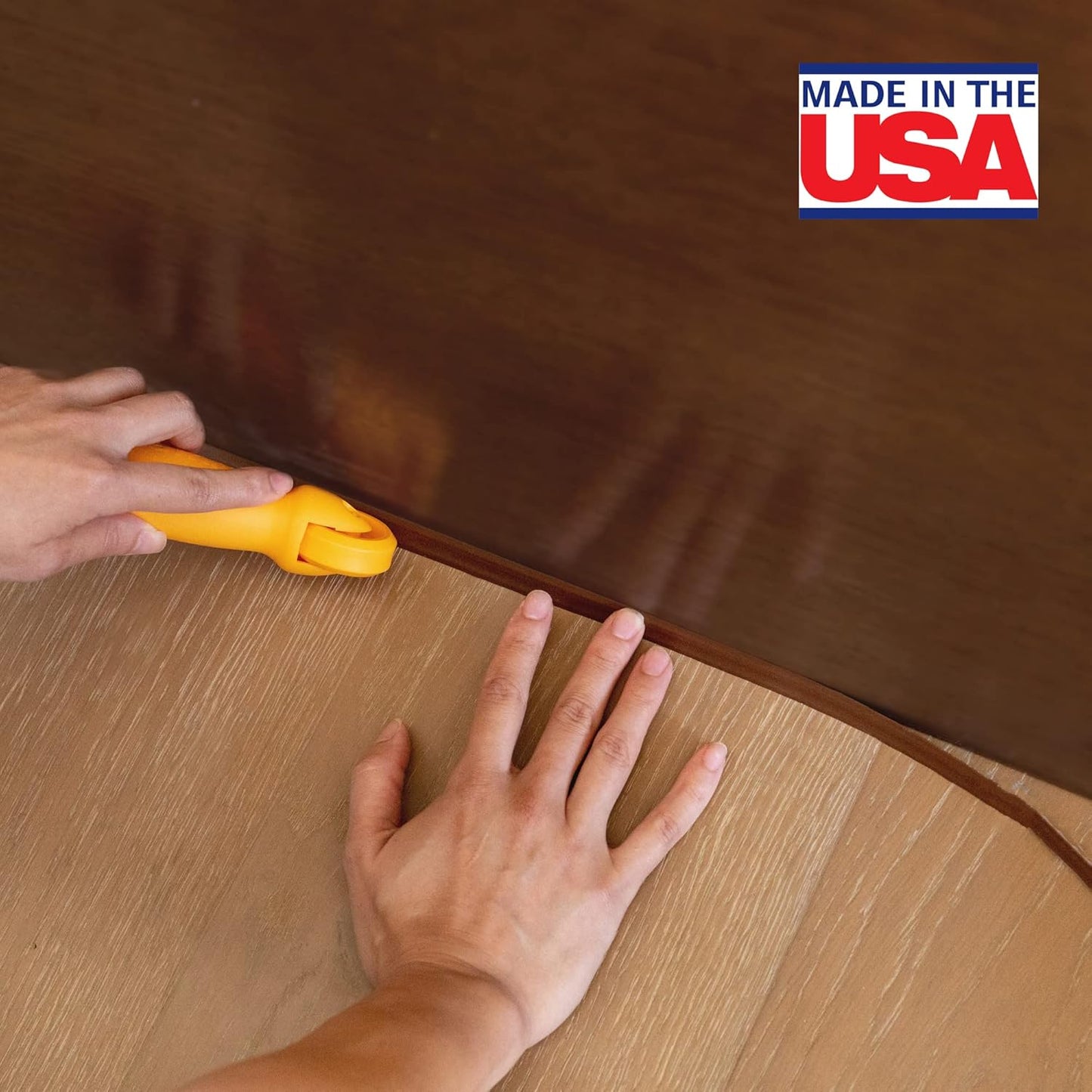 InstaTrim The Original Flexible Trim - 2-Pack of 10ft Dark Brown 1/2" Wide Caulk Tape - Adhesive Trim with Many Uses Including Caulking for Bathtubs, Sinks, Counters, Tile, Floors - Made in USA