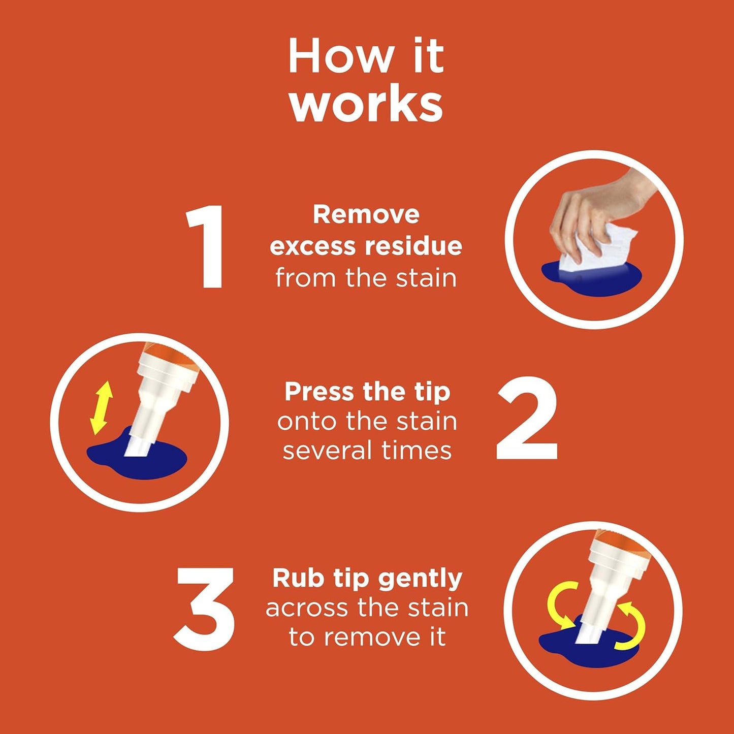 Tide to Go Mini Instant Stain Remover, Orange, (Pack of), 1 Count