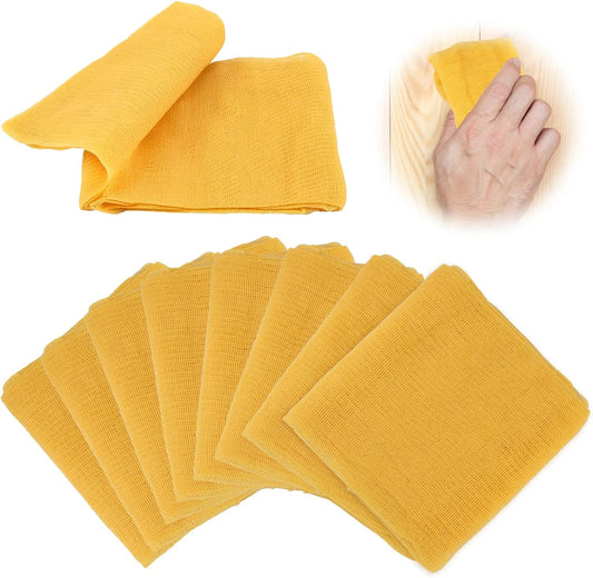 8 Pack Tack Cloths, Tack Rags for Woodworking, 17.7 x 35.4 in Tac Cloth Dust Stain Rags for Automotive Painting, Sanding, Cleaning, Dusting, Staining