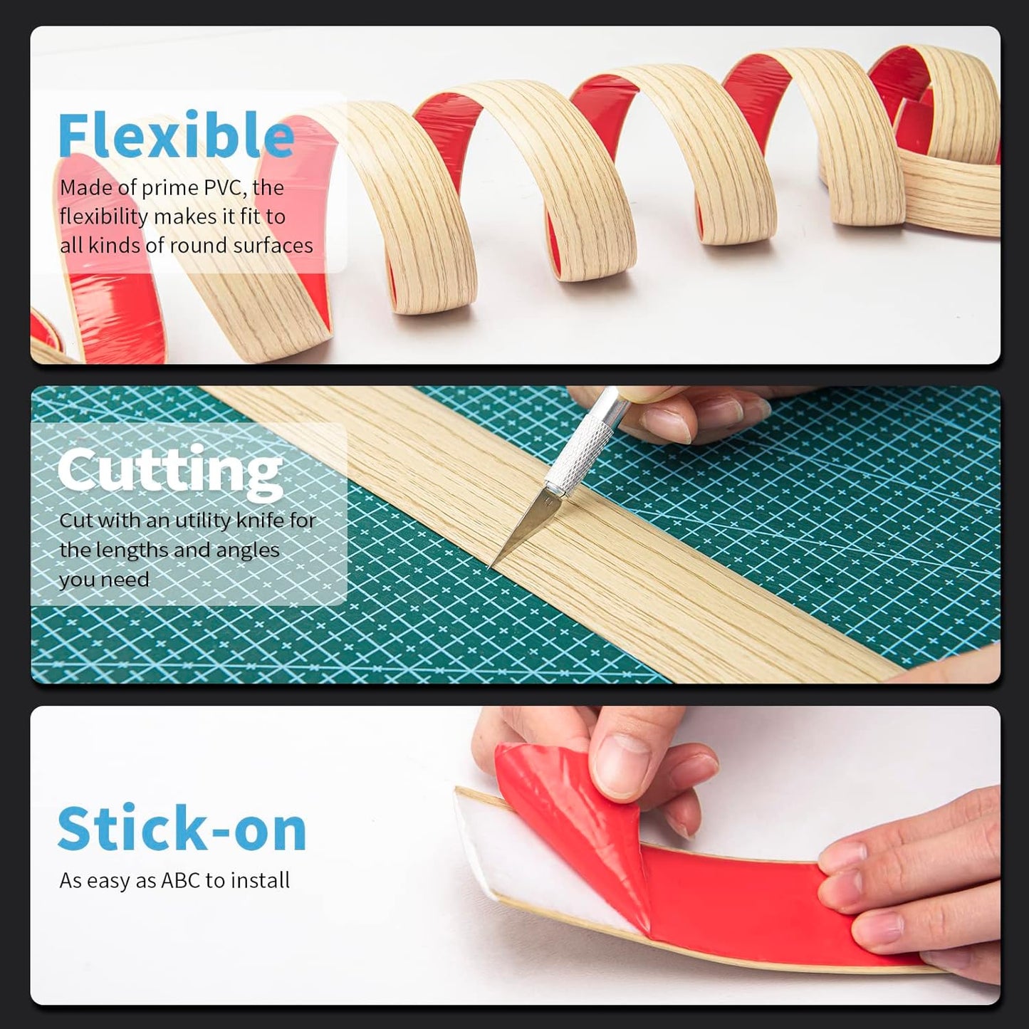 Art3d Self Adhesive Vinyl Floor Transition Strip Laminate Floor Strip Floor Flat Divider Strip for Joining Floor Gaps Carpet Threshold Transition Floor Tiles (4 FT, 1.57in, Aspen Yellow)