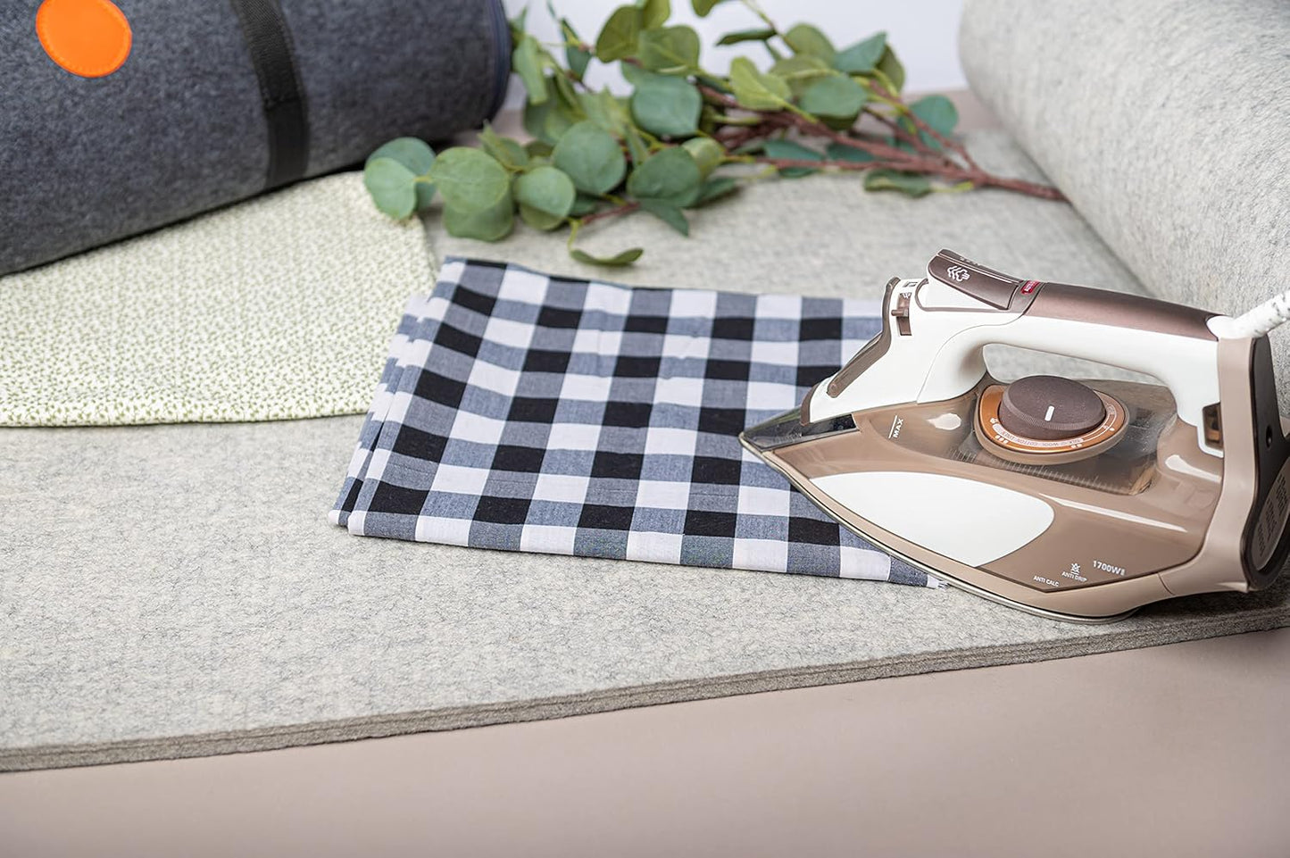 Extra Large Wool Pressing Mat 22" x 60" with Carrying Case – 100% New Zealand Wool Ironing Pad for Quilting, Sewing & Embroidery – Heat Retaining & Double-Sided Pressing Surface