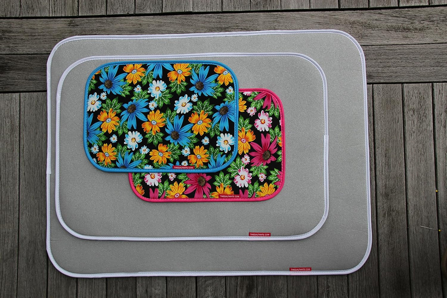 THEQUILTMATE - Premium Ironing Pad, Designed Especially for Quilters and Crafters, Large, Silver, 22in x 29in