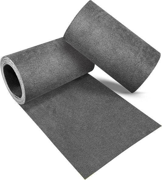 Azobur Velvet Rectangular Repair Patch, Self-Adhesive Flannel Fabric Patch, Multi Colors, Microfiber Patch，Can be Used to Patch Sofas, Car Seats, Handbags, Jacket Holes and Tears (Gray)