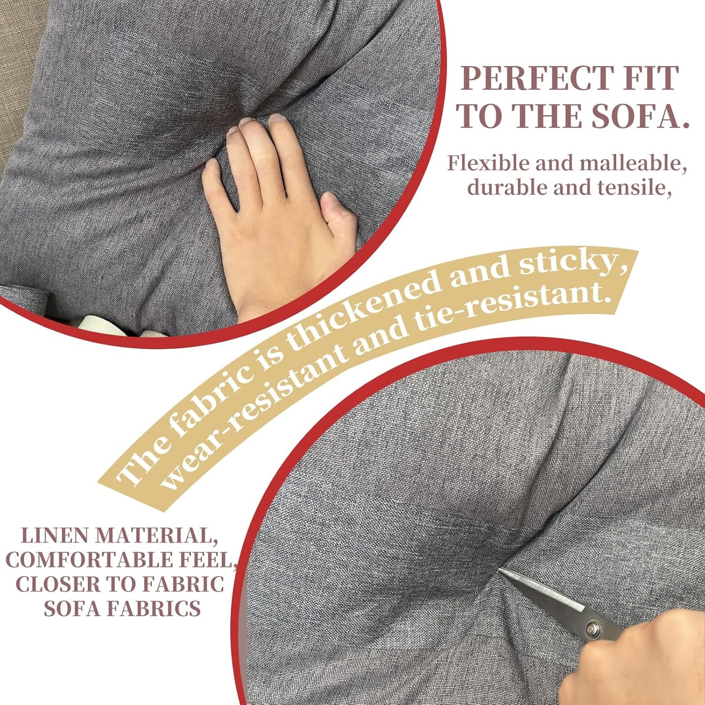 Linen Repair Tape 4x70 Inch Self-Adhesive Couch Patch Repair Fabric Patch for Furniture,Sofas,Cushion,Chairs,Bags,Linen Goods(Black)