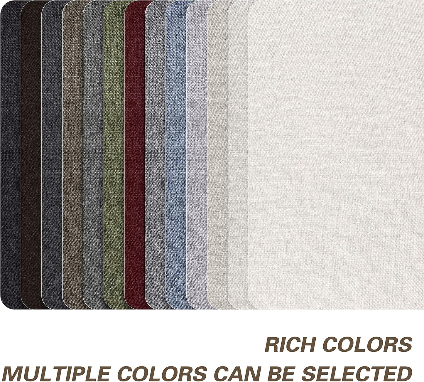 Fine Linen Repair Patches, Self-Adhesive Linen Fabric Patches, 8X11 inch 2 PCS, Multi Color, Can be Used for Linen Sofa Repair and Linen Clothes Repair(Light Grey 3.0,8" x 11"-2PCS)