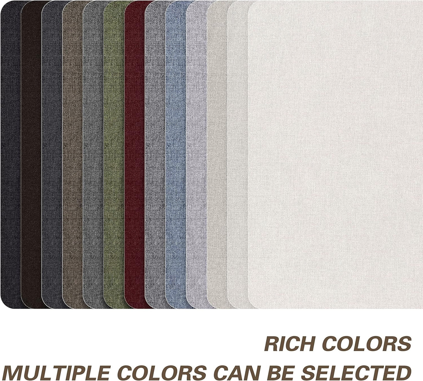 KING MOUNTAIN Fine Linen Repair Patches, Self-Adhesive Fabric, 8X11 Inch 2 PCS, Multi Color for Sofa and Clothes (Grass Green)